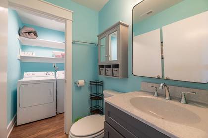Hall Powder Room / Laundry