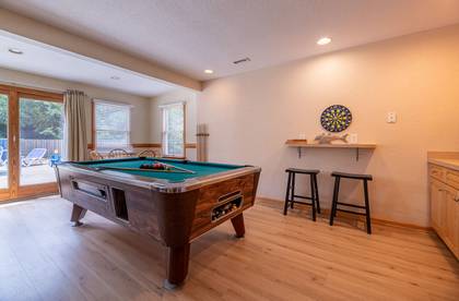 Rec Room with Pool Table
