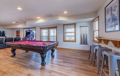 Rec Room with Pool Table