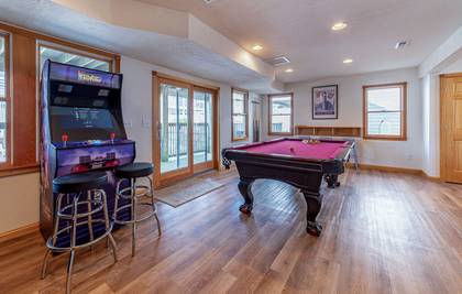Rec Room with Pool Table