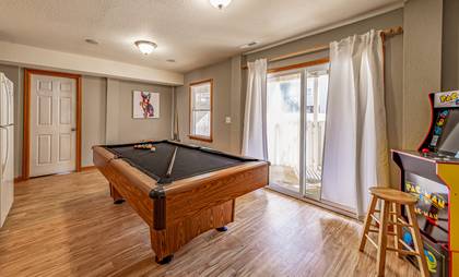 Rec Room with Pool Table