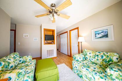 Mid Level Living Area with TV