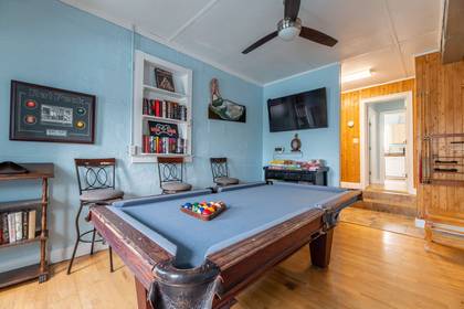 Rec Room with Pool Table