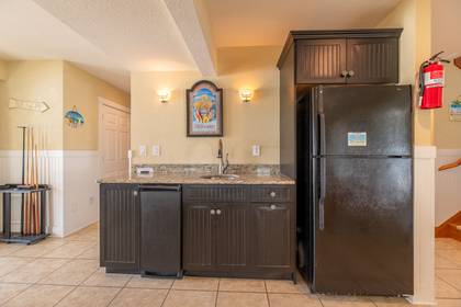 Wet Bar and Full Size Fridge