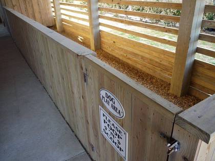 Gated Dog Play Area