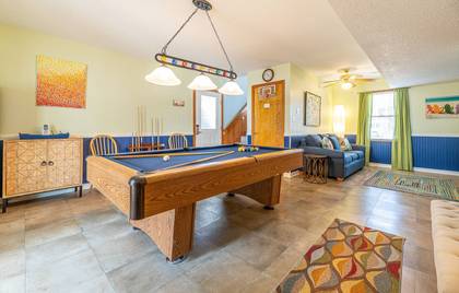 Rec Room with Pool Table