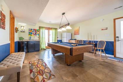 Rec Room with Pool Table