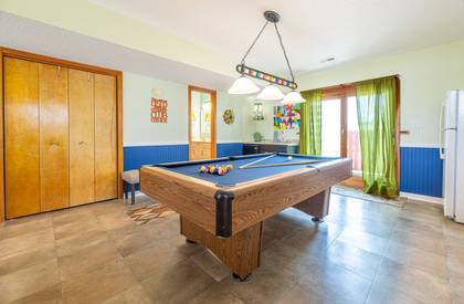 Rec Room with Pool Table