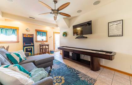 Rec Room with Shuffleboard