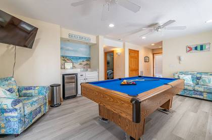 Rec Room with Pool Table