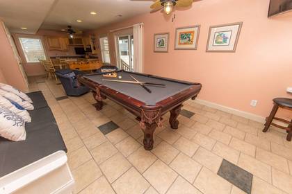Rec Room with Pool Table
