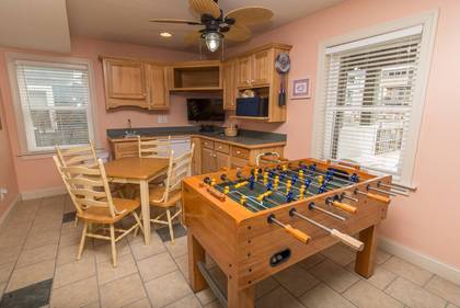 Lower Level Rec Room with Wet Bar & Foosball
