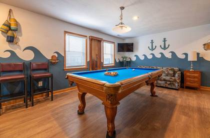 Rec Room with Pool Table