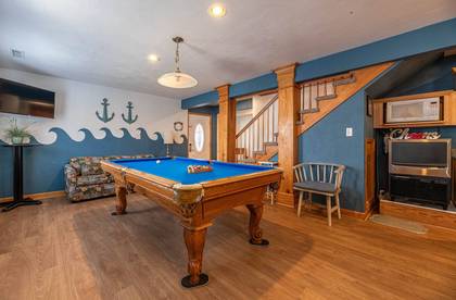 Rec Room with Pool Table