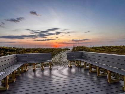 Sunrise from Dune Top Deck
