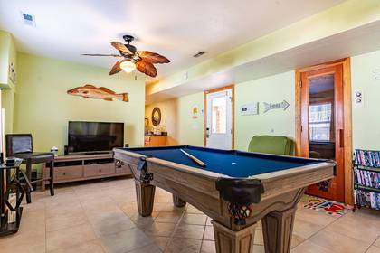 rec room with pool table