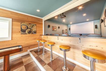 Bar Seating for Theater Room