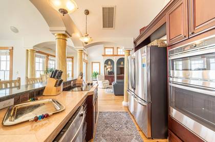 Kitchen with views of the Ocean!