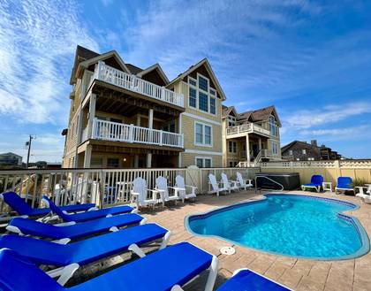 Sunkissed Oceanfront Luxury 8BR Home in the Heart of Nags Head