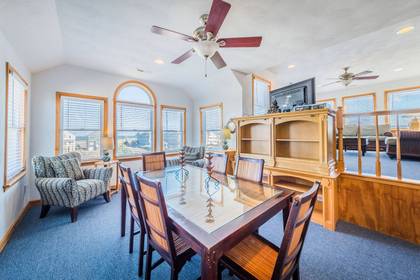 fourth level dining area