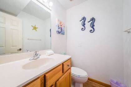 third level powder room