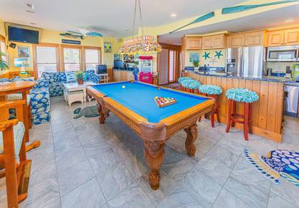 Rec Room with Pool Table