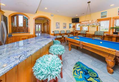 Rec Room with Pool Table