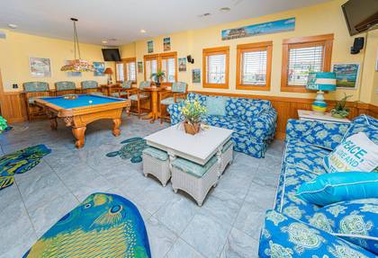 Rec Room with Pool Table