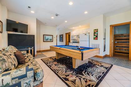 Rec Room with Pool Table