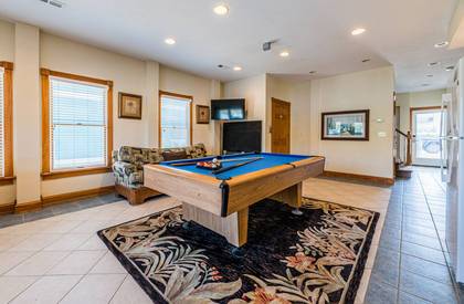 Rec Room with Pool Table