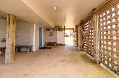 carport and outside shower