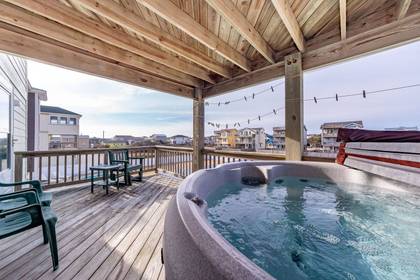 Hot Tub on Mid Level Deck