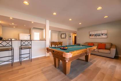 Rec Room with Pool Table