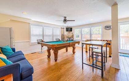 Rec Room with Pool Table