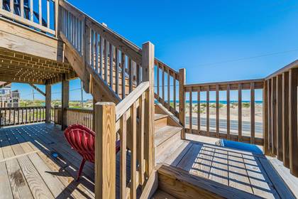Steps to Rooftop Deck