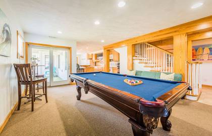 Rec Room with Pool Table