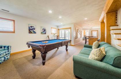 Rec Room with Pool Table