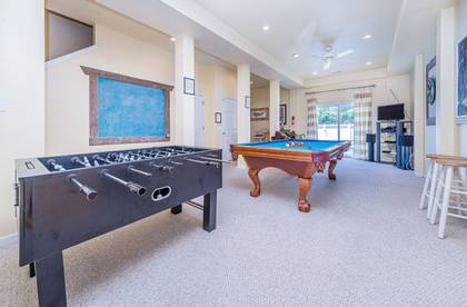 Rec Room with Pool Table