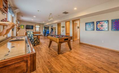 Rec Room with Shuffleboard