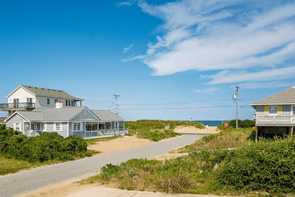 beach access steps away