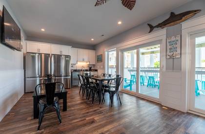 Kitchenette with 2 Refrigerators