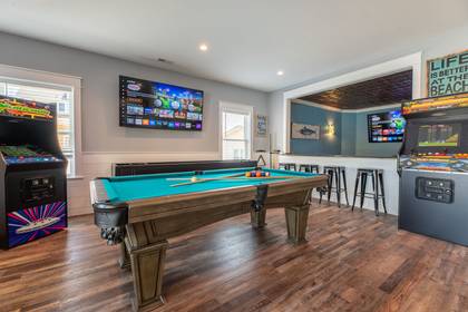 Rec Room with Arcade Games