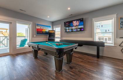 Pool Table and Shuffleboard