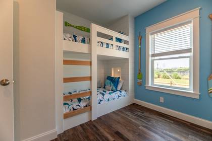 Lower Level Master with Built-in Bunks