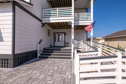 Ramp to Lower Level Entrance