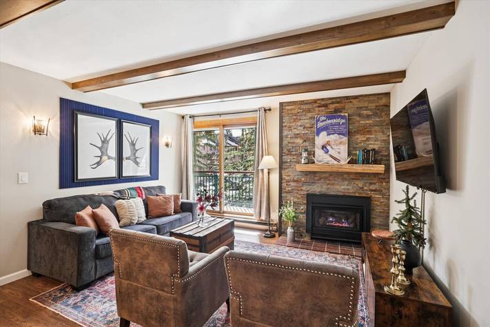 Living Room - Trails End 216 - Breckenridge Vacation Rental Living Room - Trails End 216 - Breckenridge Vacation Rental