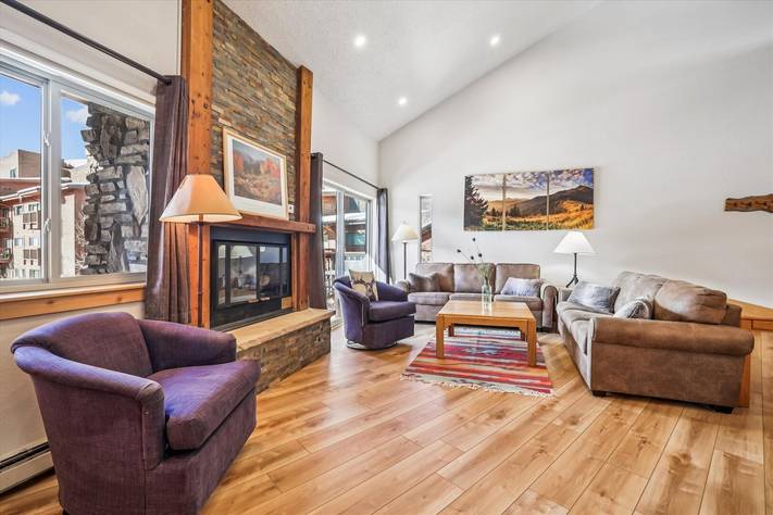 Living Area - Pine Ridge 5F - Breckenridge Vacation Rental Living Area - Pine Ridge 5F - Breckenridge Vacation Rental