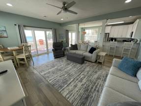 Open living, dining and kitchen area Open living, dining and kitchen area