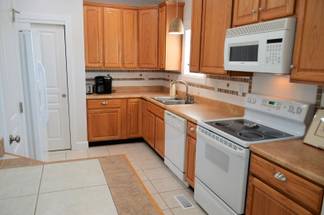 Fully equipped kitchen with dishes, Fully equipped kitchen with dishes,