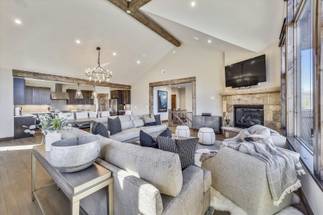 Living Area - Cocoa Cabin Breckenridge Vacation Rental Living Area - Cocoa Cabin Breckenridge Vacation Rental